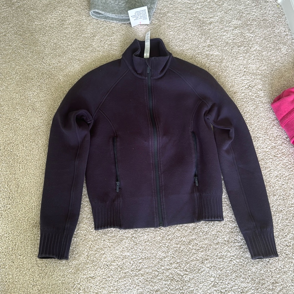 Navy Lululemon Crop Jacket
